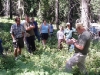 Dr. Barney's field demonstration